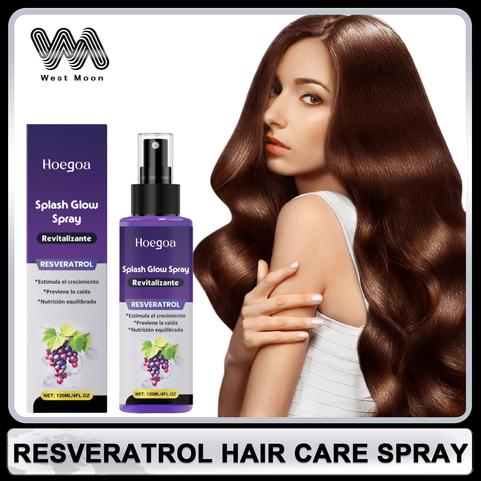Hair Care Serum - Resveratrol Cura dei capelli Spray Anti