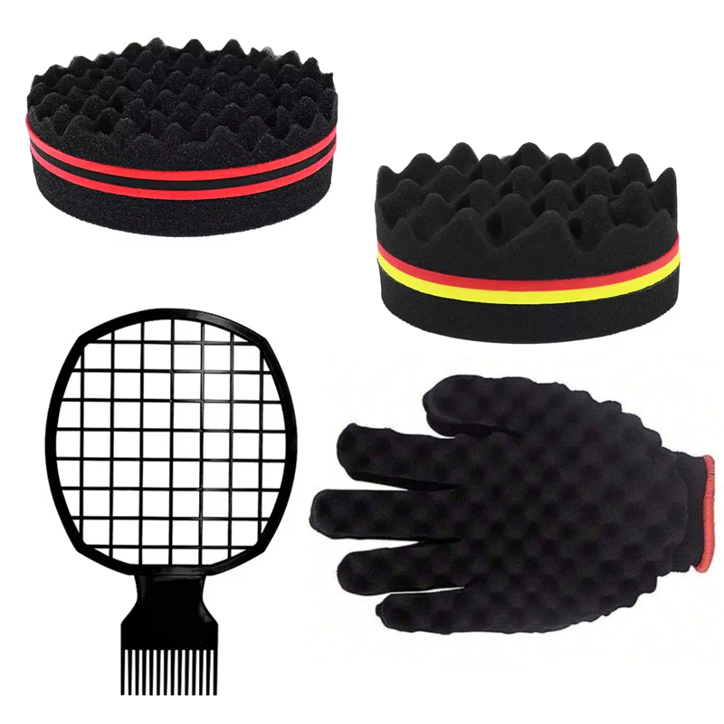 Afro Pick Comb - 2 pezzi di spugne per pettinare