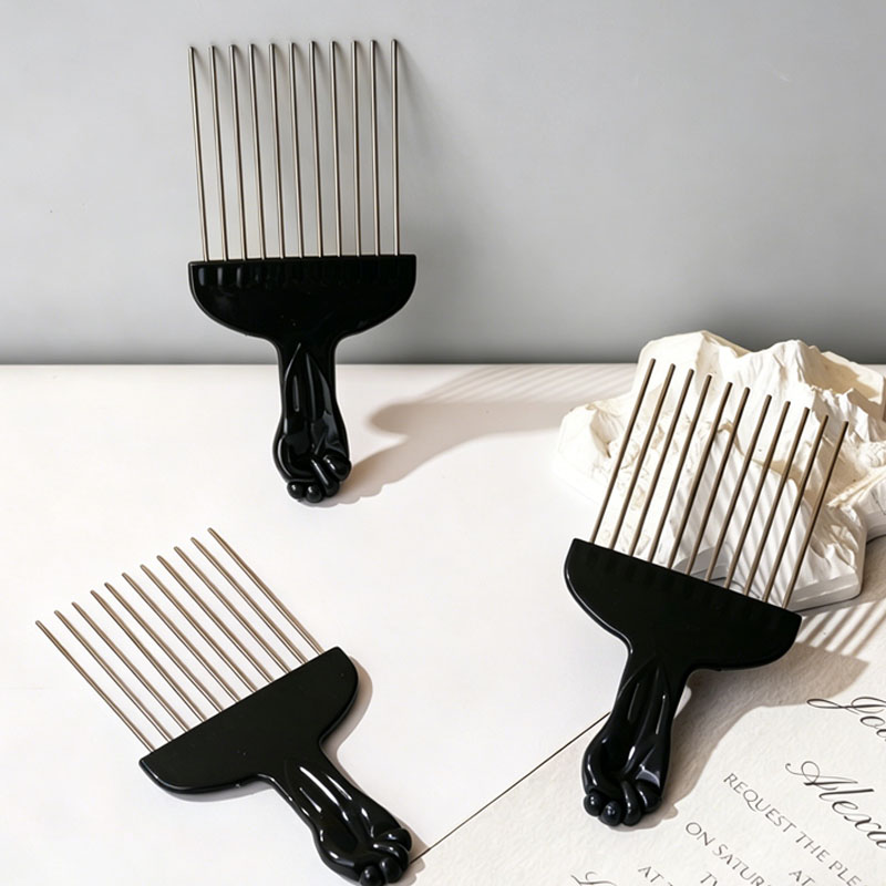 Afro Pick Comb - Nuovo Pettine Professionale da Barbiere a