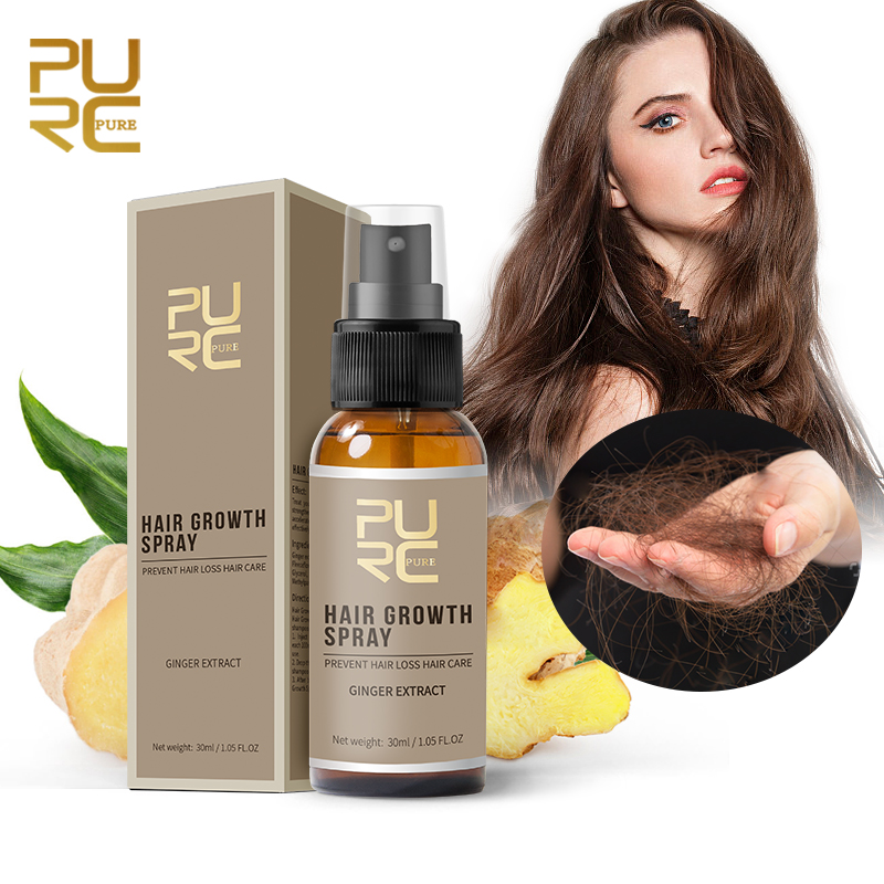 Hair Care For Men - PURC Ginger Hair Spray Root olio