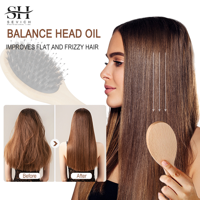 Hair Care In Salon - Setola di cinghiale naturale Pettine soffice