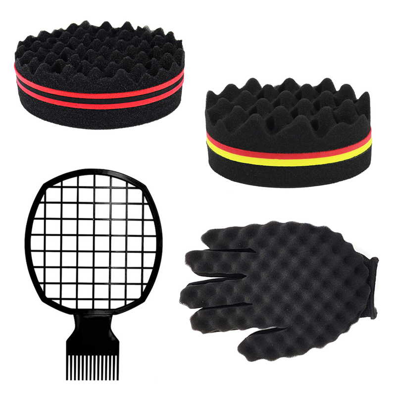 Afro Pick Comb - 2 pezzi di spugna per pettine