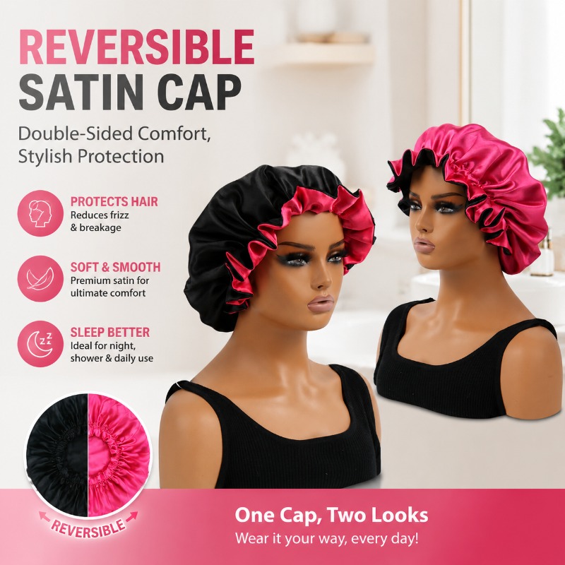 Cuffia da Doccia in Raso Rever - Satin Hair Bonnet recensione e prezzo