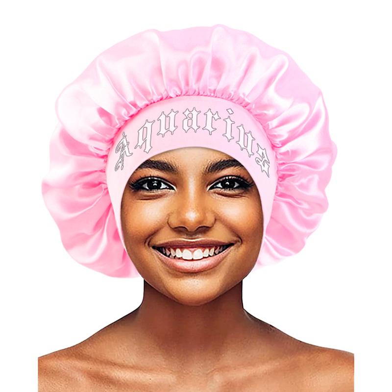 Nuovo 12 Zodiaco Tinta unita C - Satin Hair Bonnet recensione e prezzo