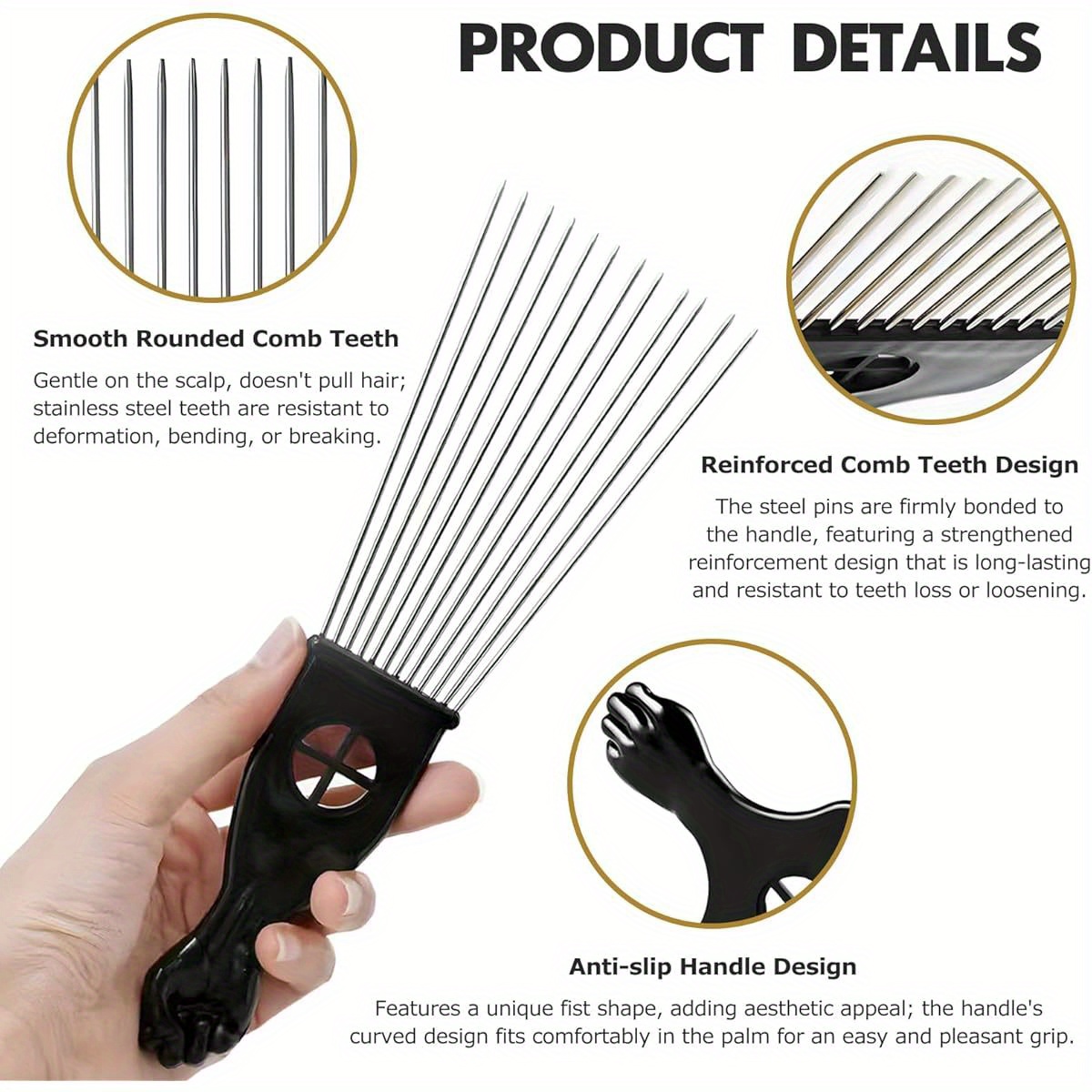 Set di prelievo per capelli af - Afro Pick Comb recensione e prezzo