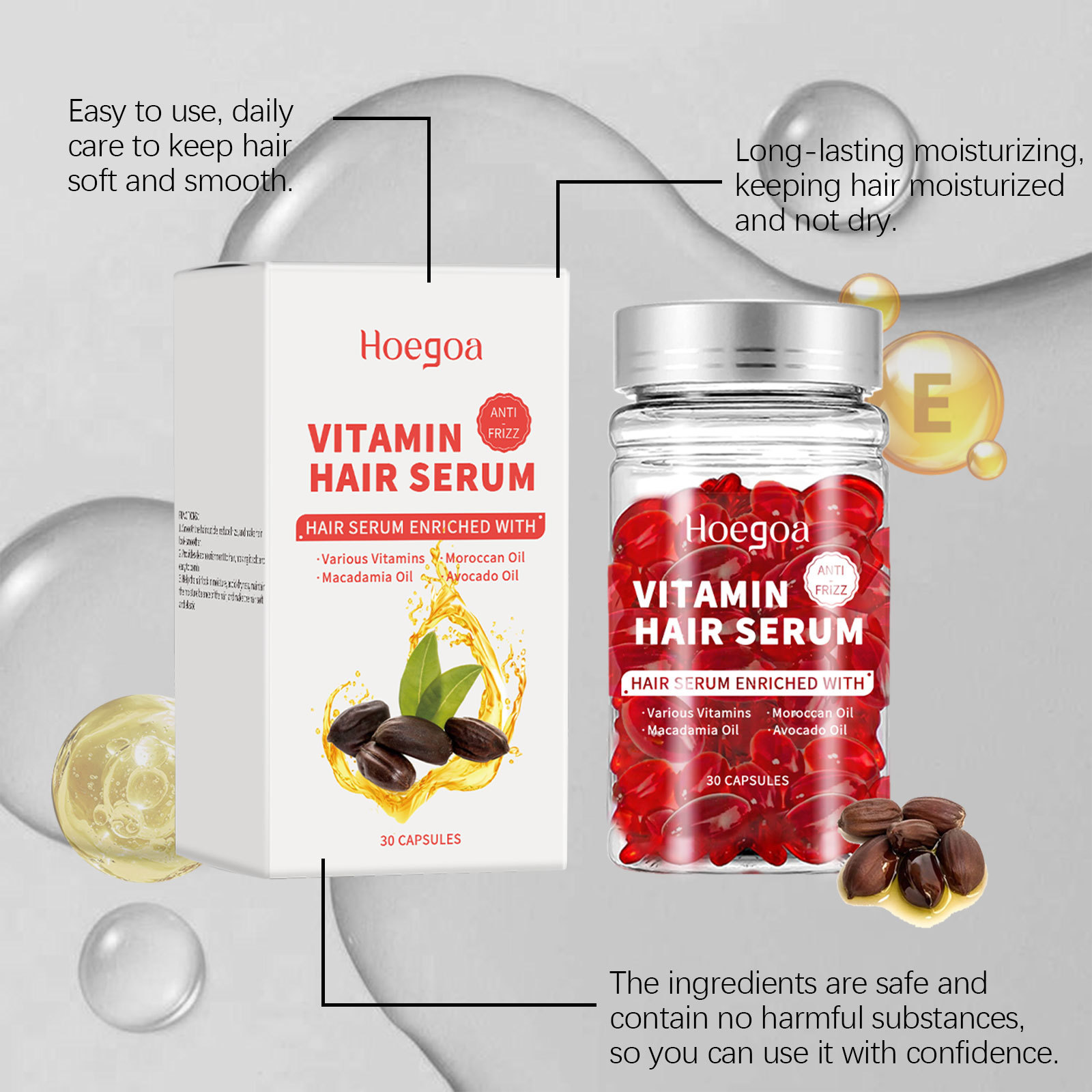 Capsule di siero per la cura d - Hair Care Serum recensione e prezzo